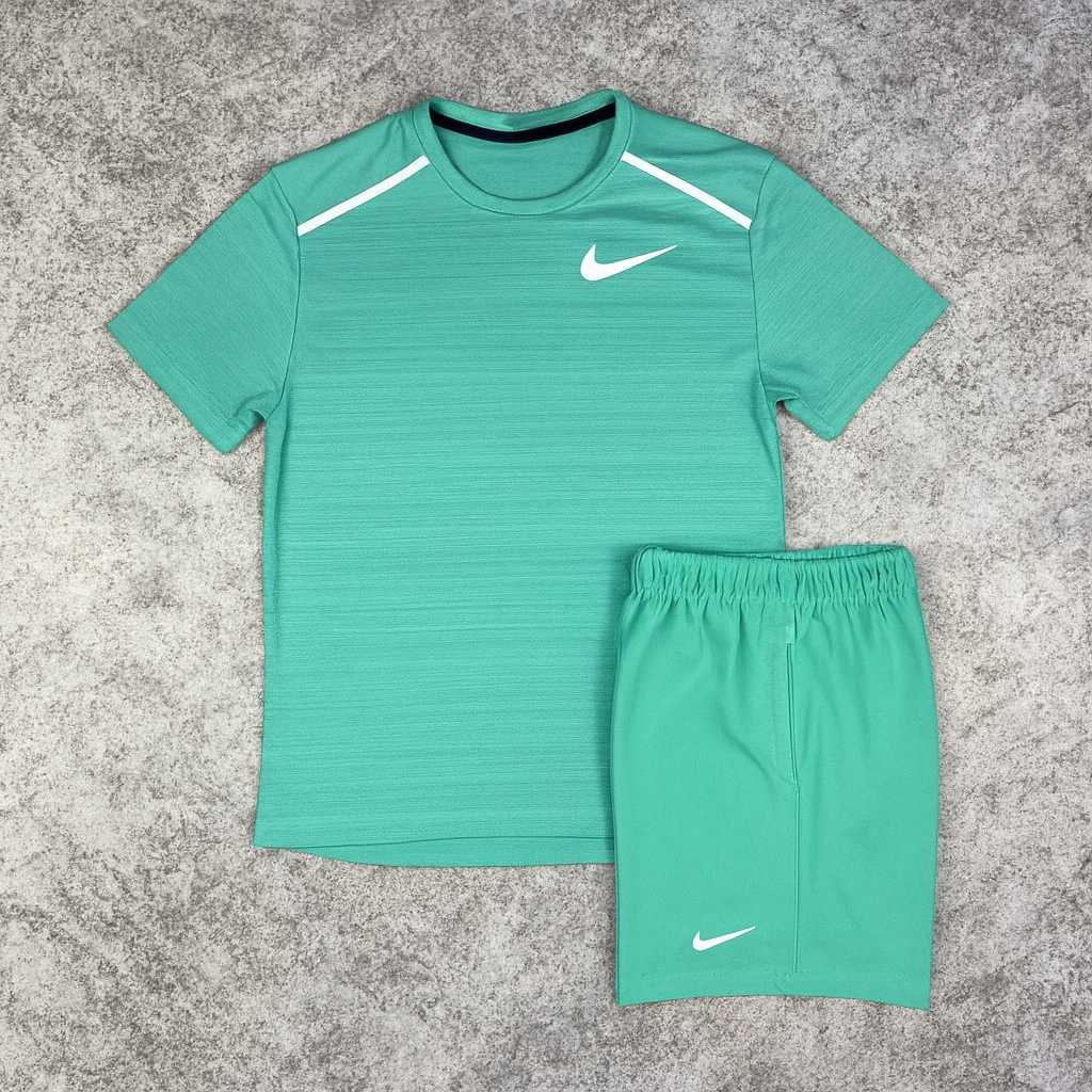 Ensemble Nike MILER - Vert Menthe