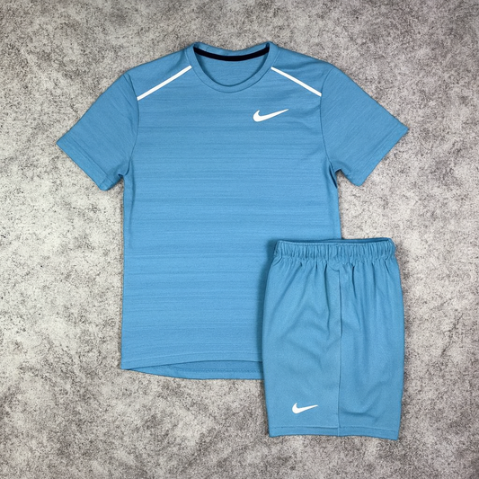 Ensemble Nike MILER - Bleu Ciel